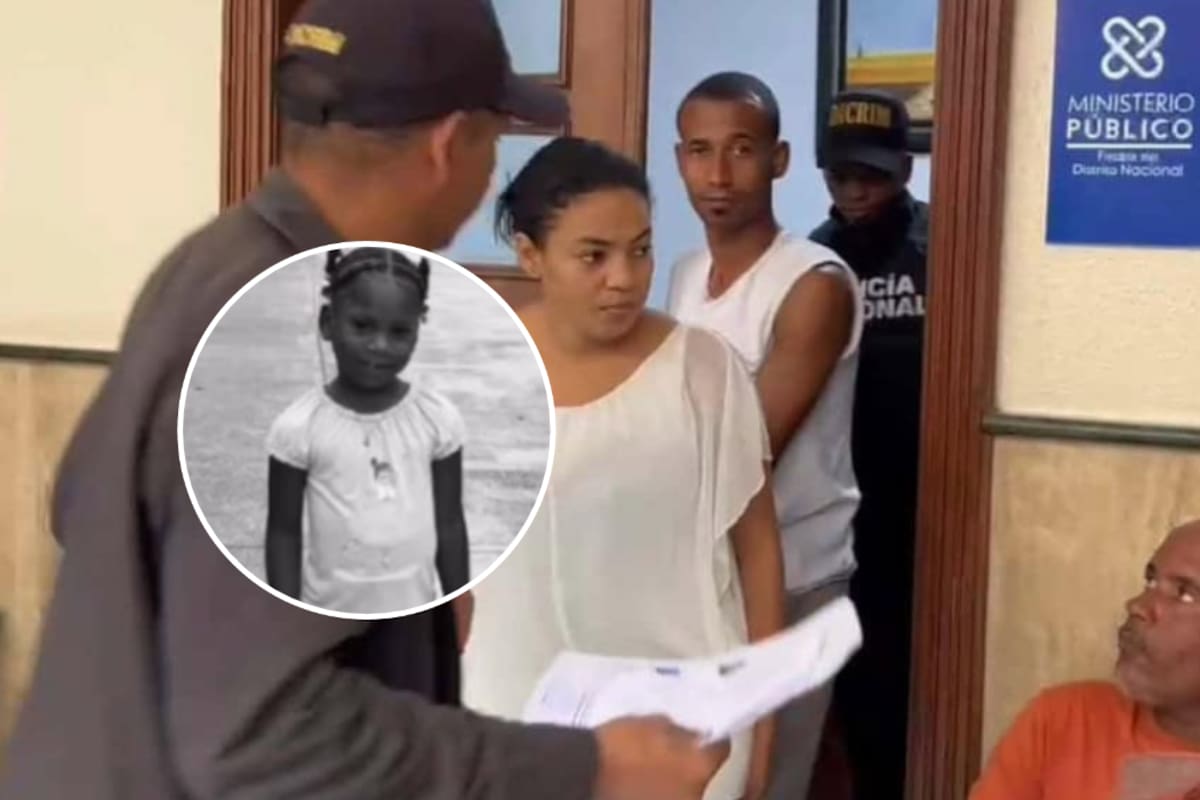 En República Dominicana, una pareja fue condenada a 30 años de prisión por la muerte de una niña de 7 años. Las pruebas forenses documentaron maltratos reiterados contra la menor. Fotos tomadas de: Redes Sociales // Fotomontaje.