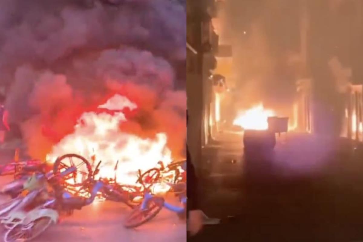 París en llamas: 416 detenidos tras celebraciones de hinchas del PSG | Tomado de X
