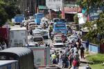En fotos: así están los bloqueos de los transportadores en Bucaramanga, Piedecuesta y Girón
