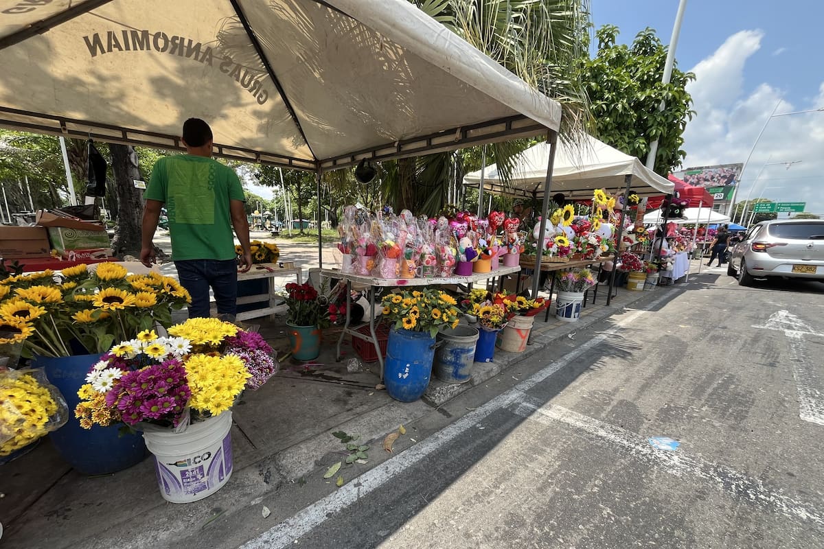 Emprendedores y vendedores informales comercializan flores, artesanías y detalles personalizados en el Parque A la Vida, en medio de la celebración del Día de las Madres.
Suministrada/Vanguardia