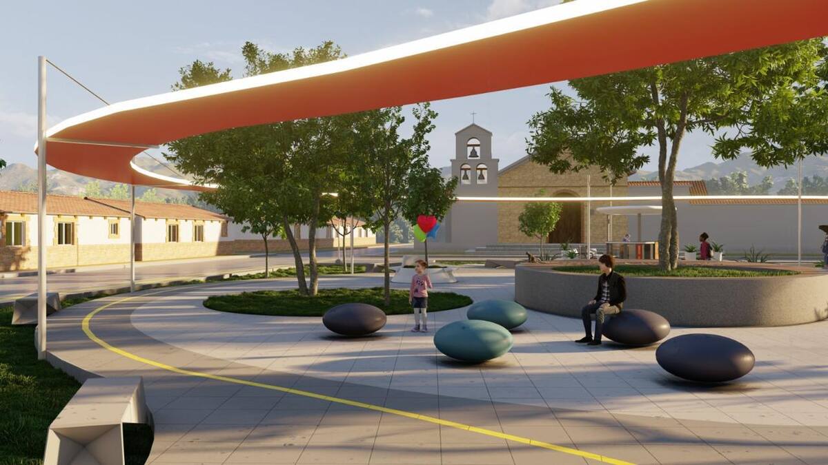 La transformación del parque viene precedida de la intervención de los acueductos rurales de las 7 veredas que hacen parte del corregimiento.