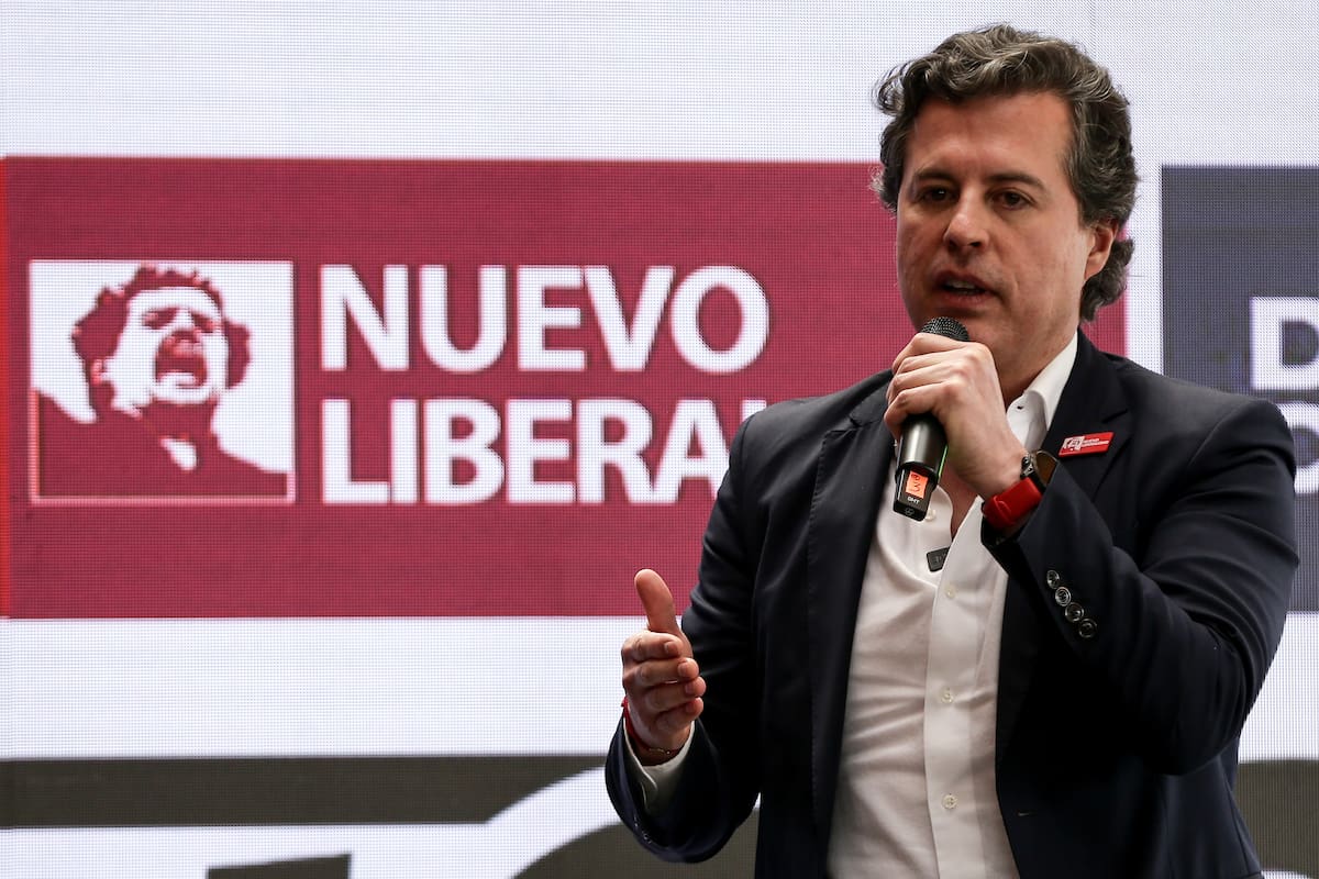 Nuevo Liberalismo, en la foto: Juan Manuel Galan. //Colprensa-Catalina Olaya.