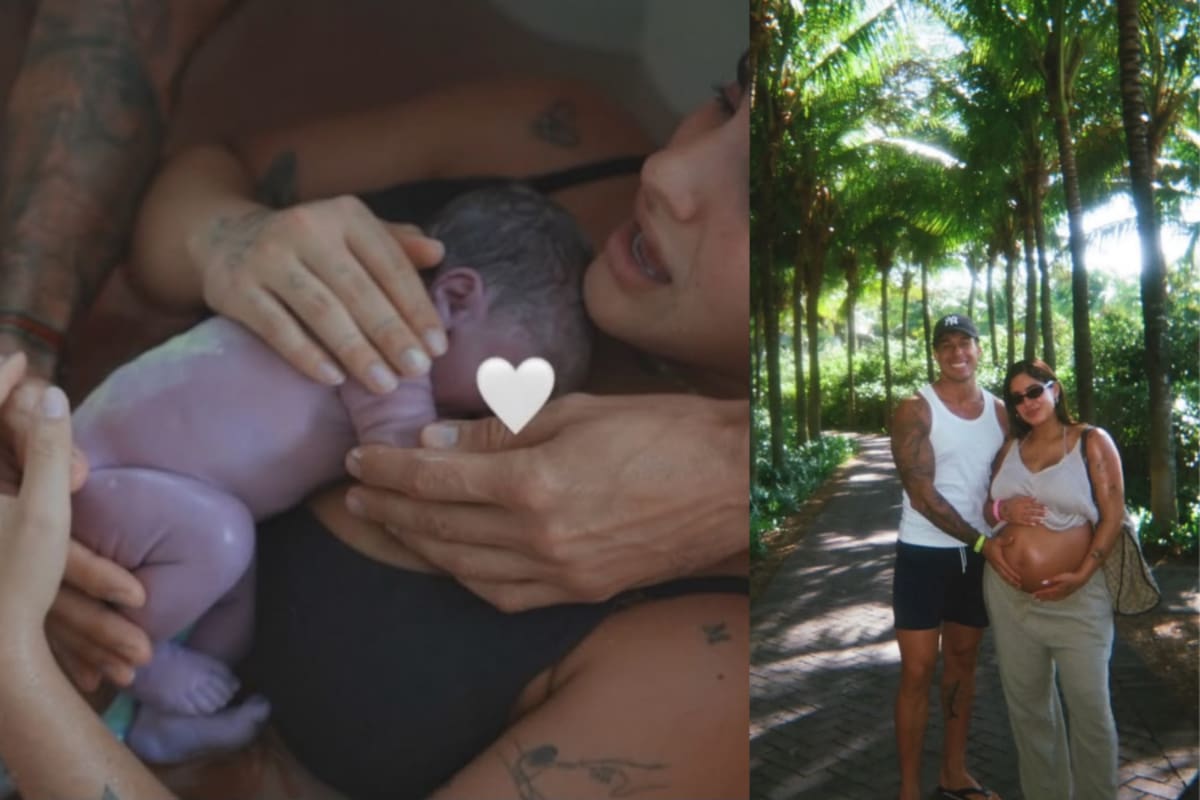 Koa es el primer hijo en común de Isabella Ladera y Hugo García. Para la creadora de contenido, se trata de su segundo embarazo, pues ya es madre de una niña. Fotos tomadas de // Redes Sociales. Ig: Isabellaladera.