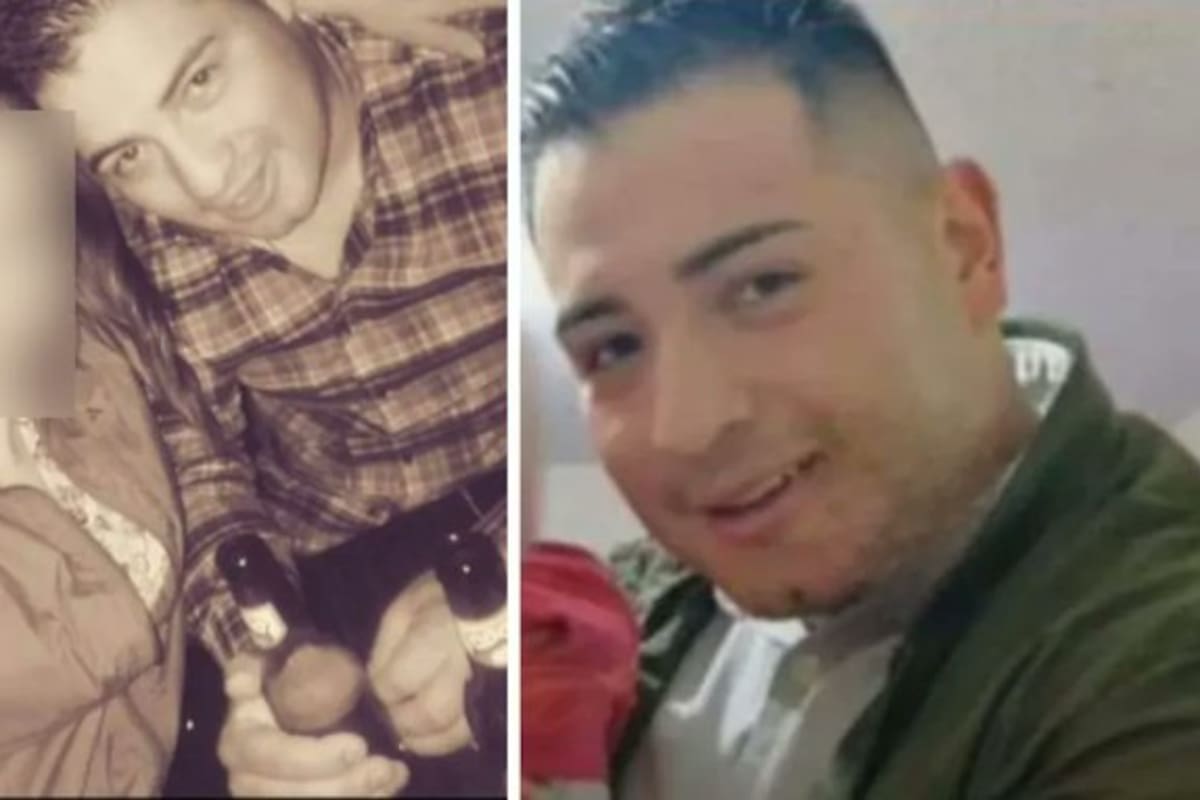 Él era Jhon Jairo Acuña, policía que descubrió a su esposa con el amante en motel de Bogotá. Tomada de X /