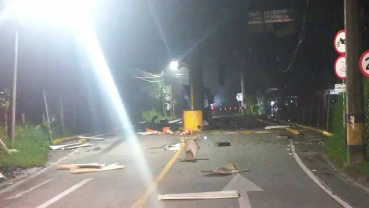 Peaje Palo Cabildo en la vía entre Copacabana y Barbosa.