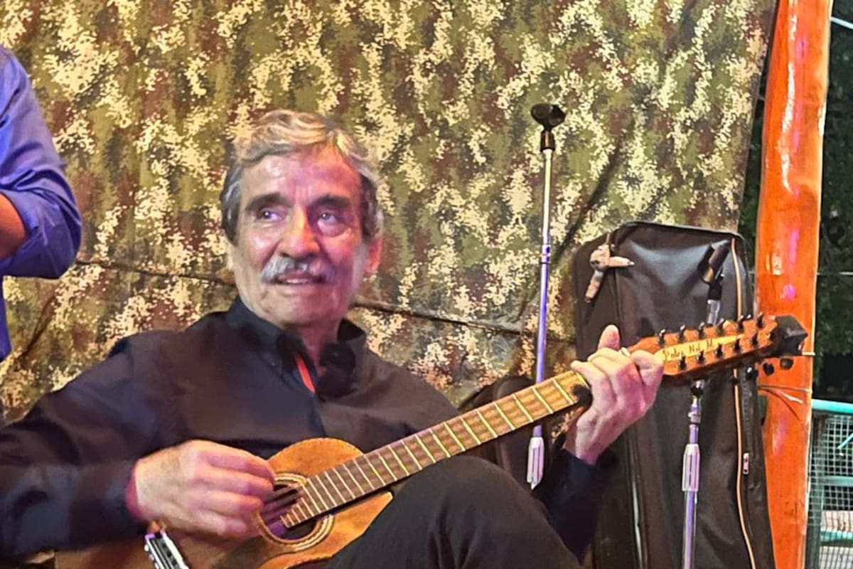 Pedro Nel Martínez cumplió 78 años y, como es tradición, su “piñata” fue un banquete de sancocho y nueve horas de la mejor música andina de Colombia. Suministrada / VANGUARDIA