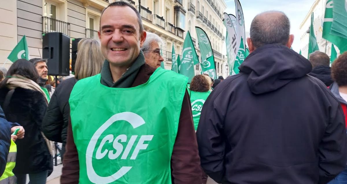 Pedro Poves, miembro de la Ejecutiva de CSIF Nacional. Foto: suministrada