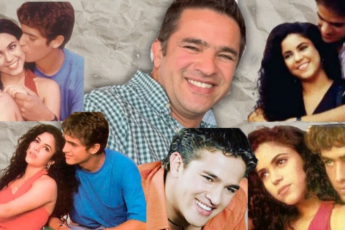 Pedro Rendón y Shakira protagonizaron El Oasis, la recordada telenovela de los años 90 que hoy vuelve a ser tema de conversación tras las declaraciones del actor sobre su nueva vida en Estados Unidos. Imagen editada con apoyo de fotos tomadas de // Ig: pedrorendonfc // Canva.