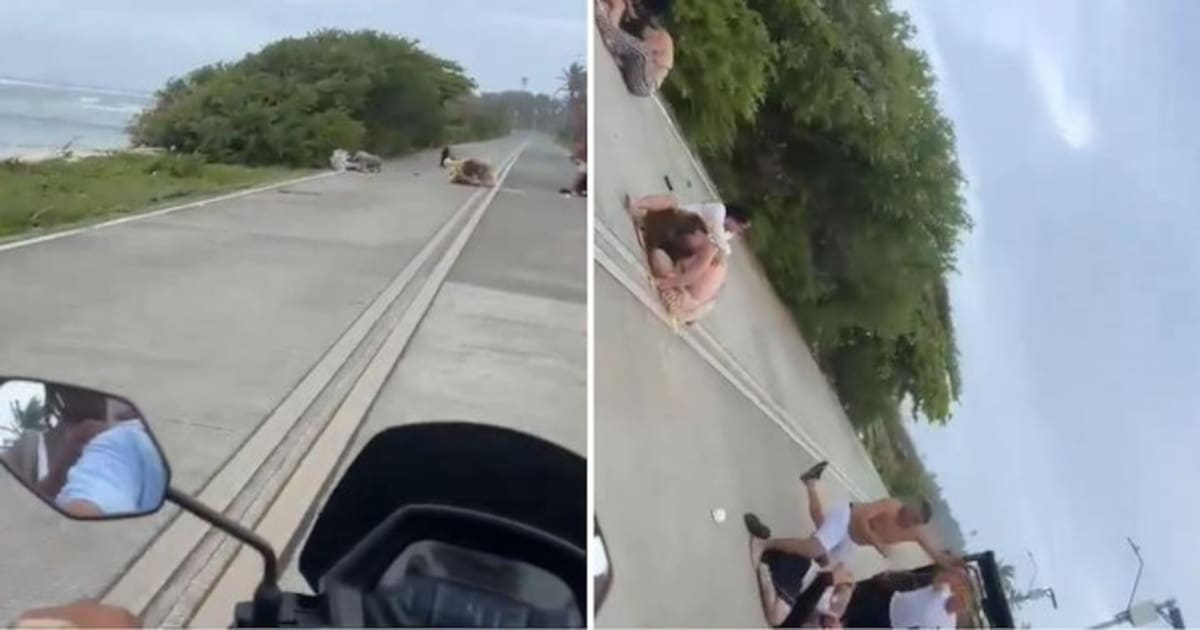 Una violenta pelea entre turistas durante un tour en carrito playero por San Andrés, quedó captada en video que se viralizó.