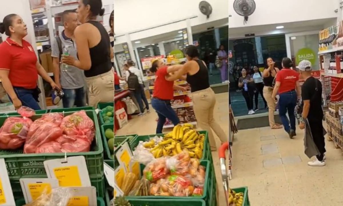 Un violento episodio que llegó a los golpes entre una empleada y otra mujer se registró en una reconocida tienda de cadena.