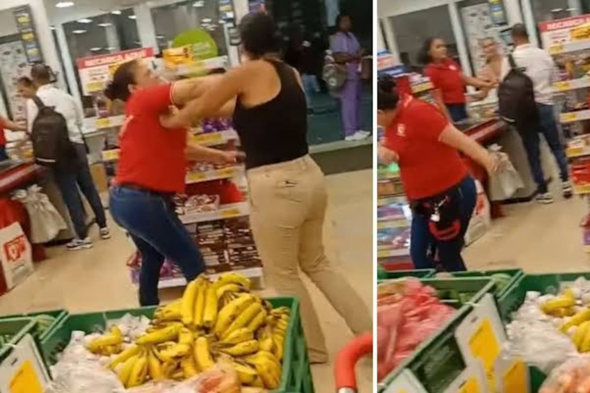 Un video que circula en redes sociales muestra el momento en que una trabajadora confronta a una mujer señalada de intentar hurtar productos en un establecimiento.
