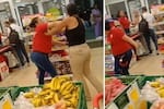Empleada de tienda D1 en Medellín se enfrenta a mujer señalada de hurto: el video es viral
