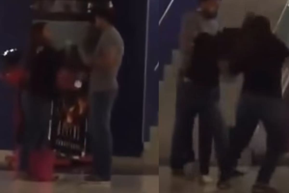Una mujer descubrió a su pareja con otra persona ¡en plena función de cine!