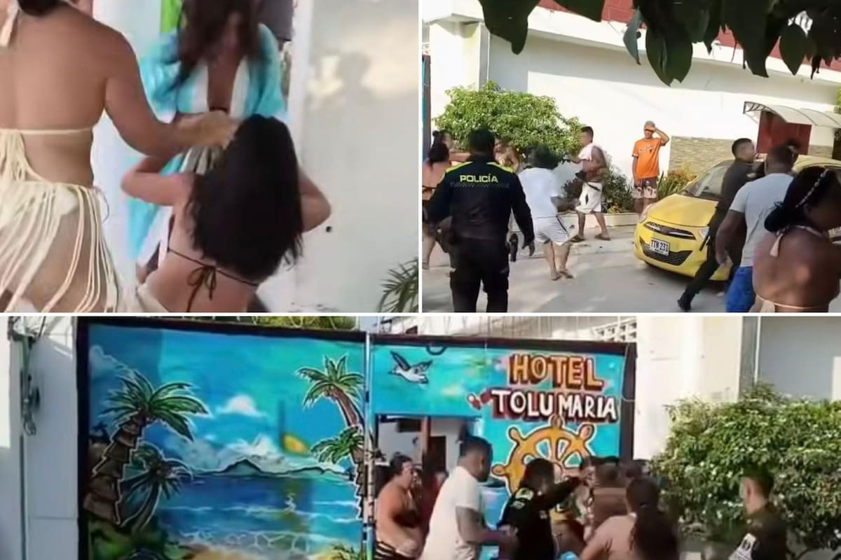 El video que le da la vuelta a Colombia. Varias personas terminaron a los puños en Coveñas por un presunto lío de faldas.