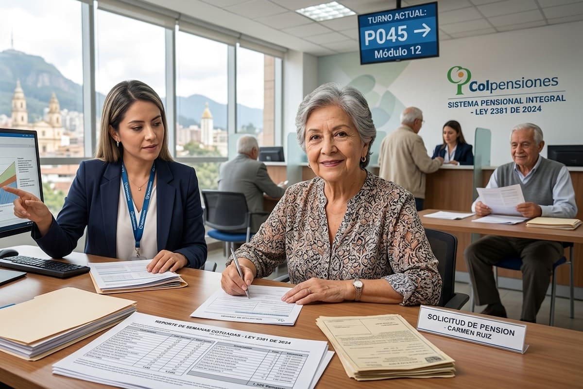 La reforma pensional se acerca y miles de afiliados miran sus semanas con preocupación. Antes de pensar en pagar lo que falta, hay una revisión fundamental: comprobar qué períodos realmente trabajados no aparecen en la historia laboral. Imagen creada con IA