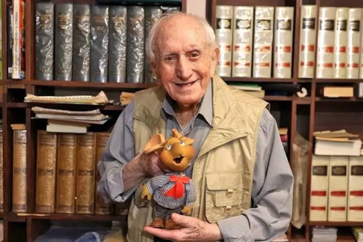 Falleció a los 100 años Peppino Mazzullo, actor italiano que dio voz a Topo Gigio durante 45 años.