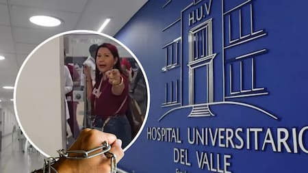 “Llevo siete meses esperando”: periodista se encadenó en hospital de Cali para exigir cirugía de su esposo