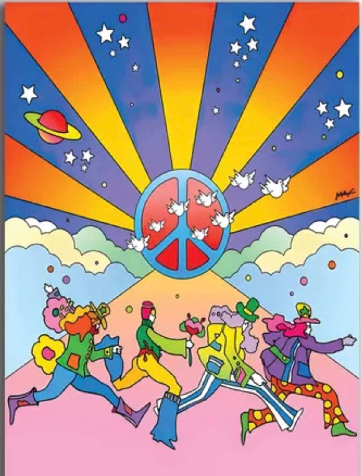 Peter Max, icónico artista pop que lideró el movimiento ‘flower power’, fallece a los 88 años en Nueva York.