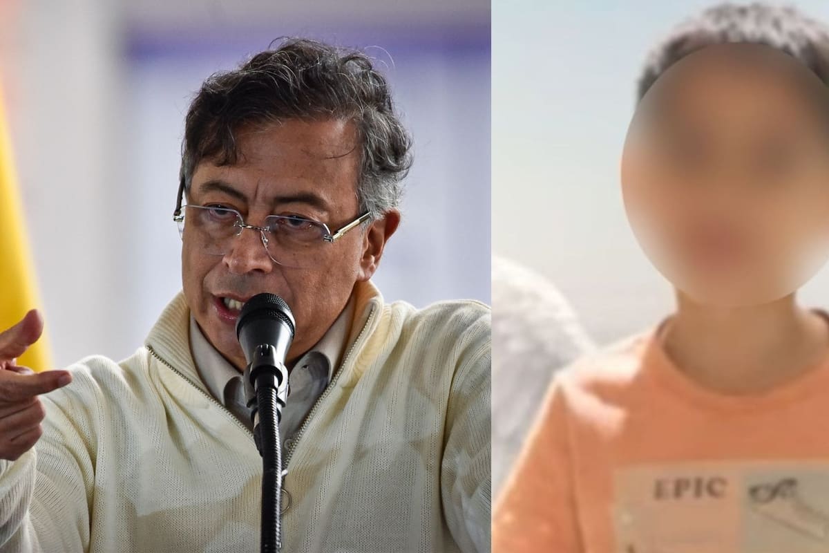 Estallan reacciones contra Petro por declaraciones sobre caso del niño Kevin Acosta. // Foto: montaje - Colprensa.
