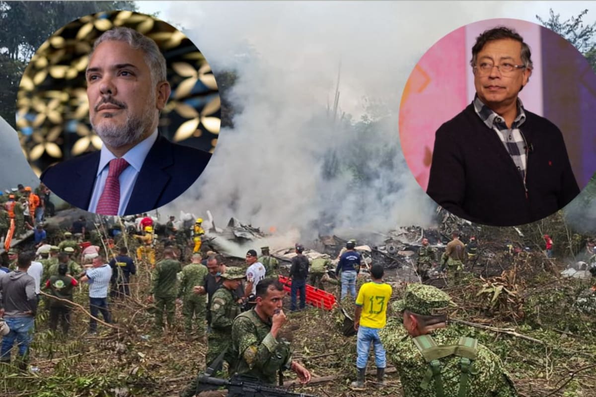 Gustavo Petro califica de “chatarra” el avión siniestrado en Putumayo y lanza duros ataques contra la oposición y el gobierno Duque.