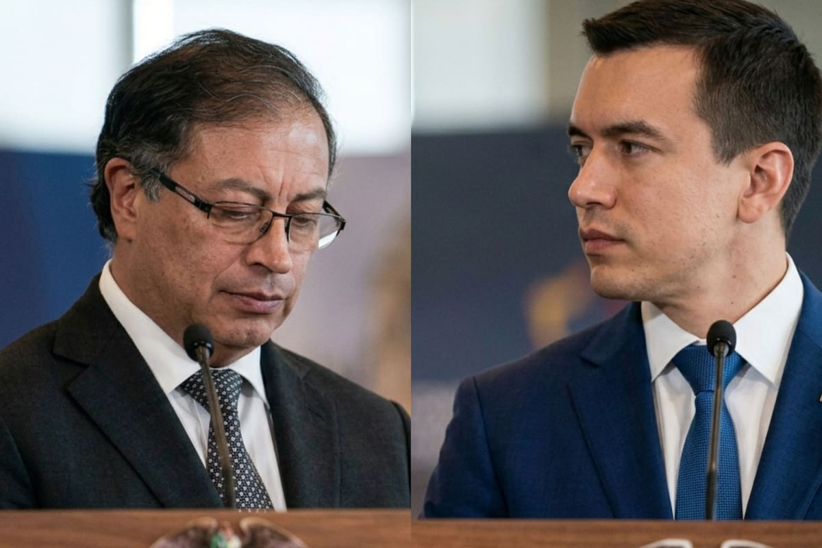 Petro desmiente a Noboa y niega cualquier vínculo con alias Fito en Ecuador. | Foto: Vanguardia