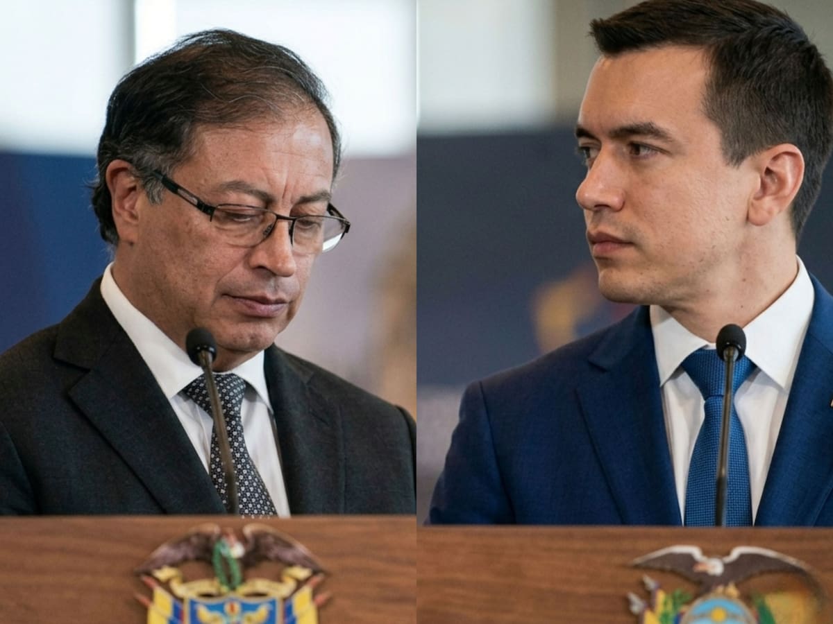 Petro desmiente a Noboa y niega cualquier vínculo con alias Fito en Ecuador. | Foto: Vanguardia