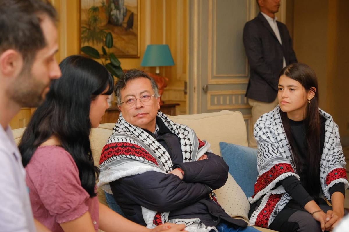 Petro se reúne con activistas colombianas tras su deportación desde Israel.
Foto: Presidencia.