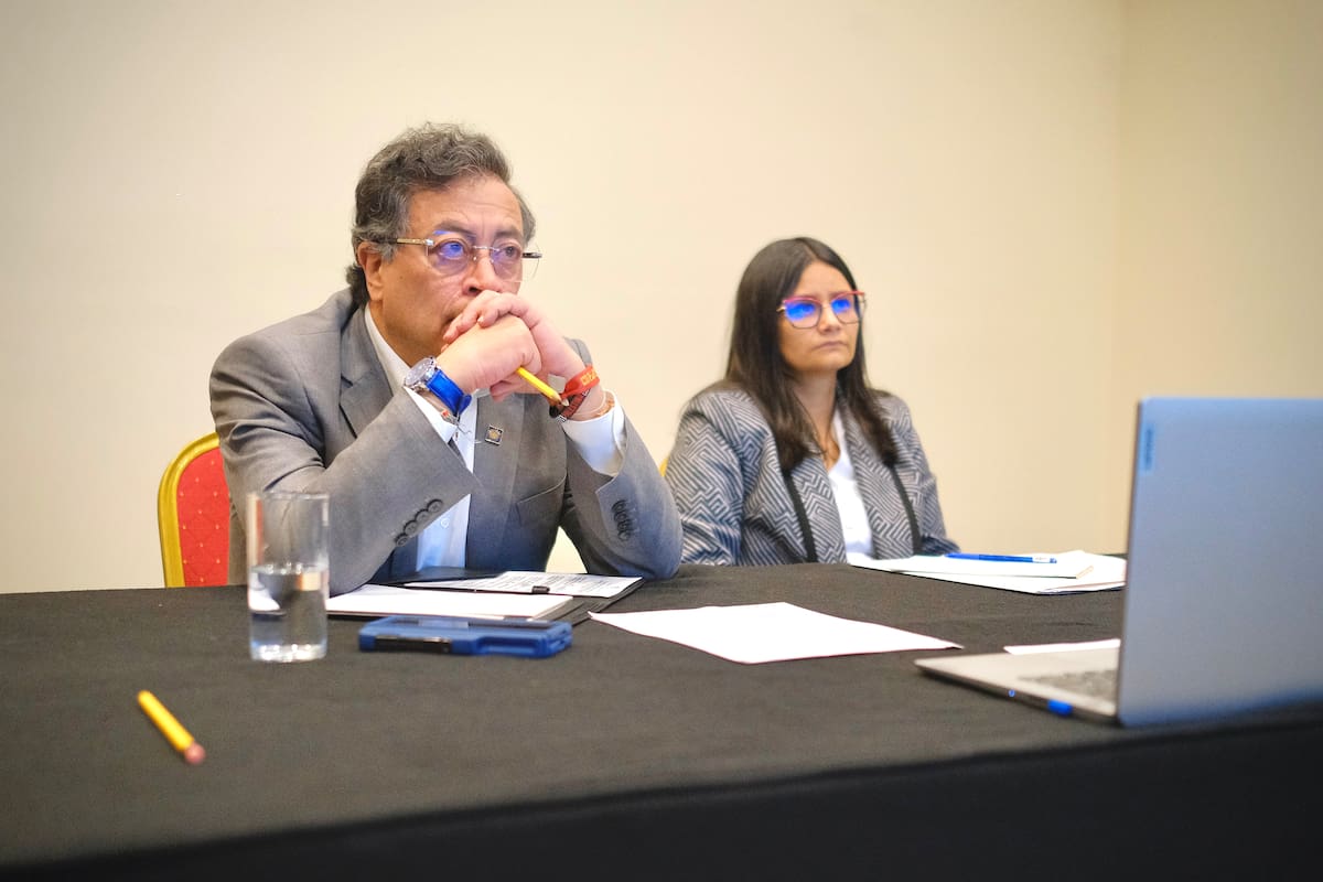 Gustavo Petro arremetió contra la directora del Fondo de Adaptación tras las explosivas declaraciones sobre una presunta extracción de recursos de esa entidad. // Foto: Cortesía - Presidencia.
