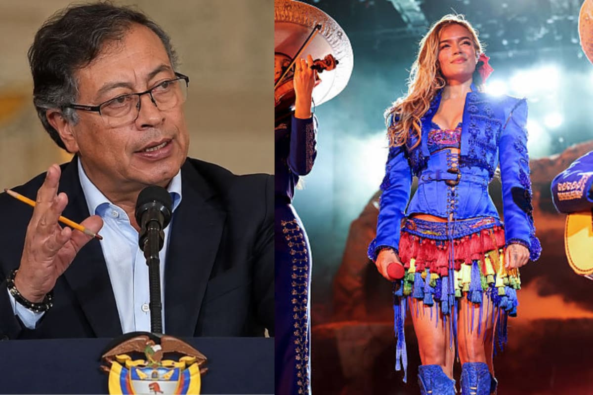 Petro respondió a la cantante Karol G tras su mensaje en X para el presidente electo. Foto montaje Vanguardia // De Gettyimages.