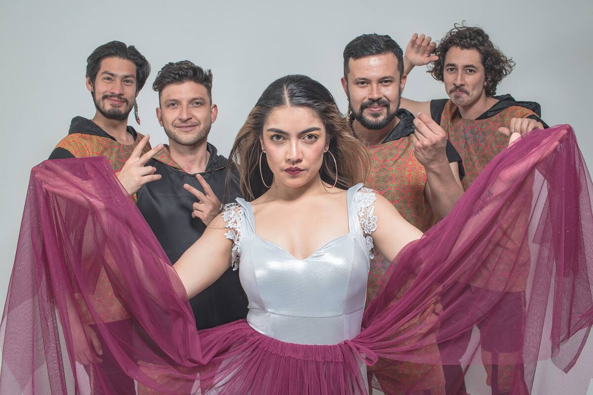 Phonoclórica, la agrupación invitada que fusiona la tradición colombiana con beats electrónicos, creando un sonido futurista que une ritmos regionales y urbanos con danza cosmopolita. Foto: Suministrada Ibagué Festival / VANGUARDIA