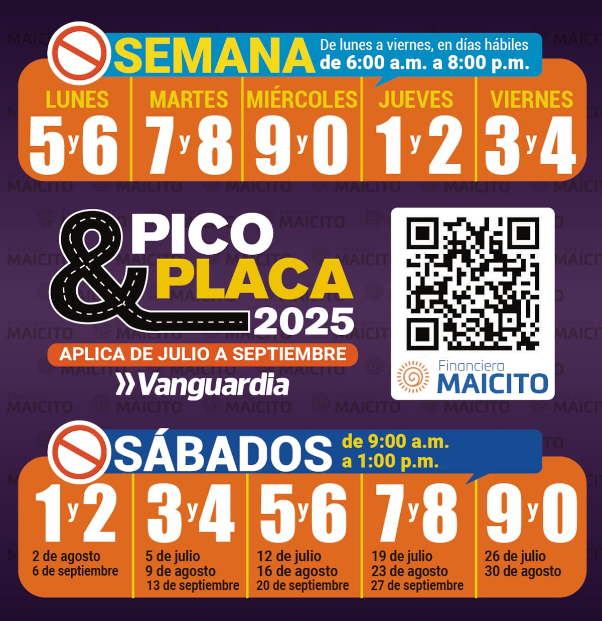 Pico y placa en Bucaramanga: así queda la rotación desde el martes 1 de julio