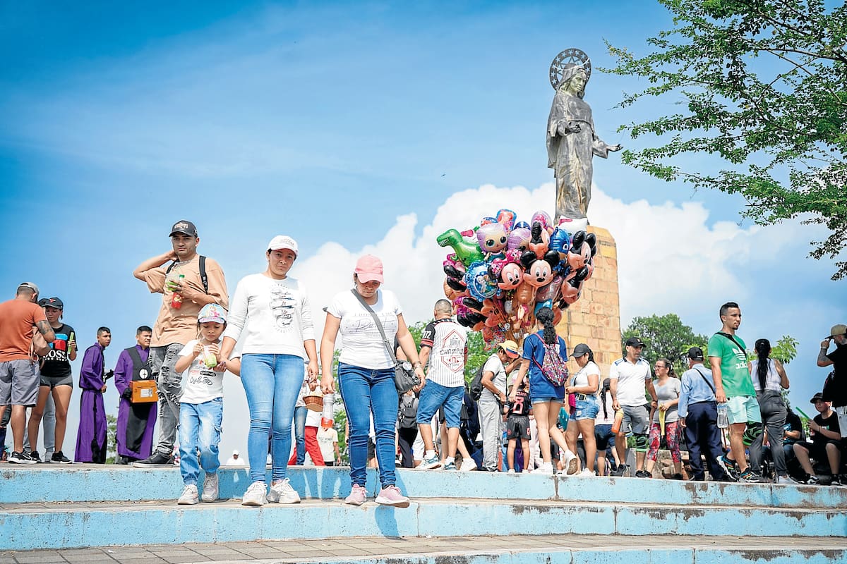 Cerro de la Cantera, Piedecuesta. Foto: Byron Pérez