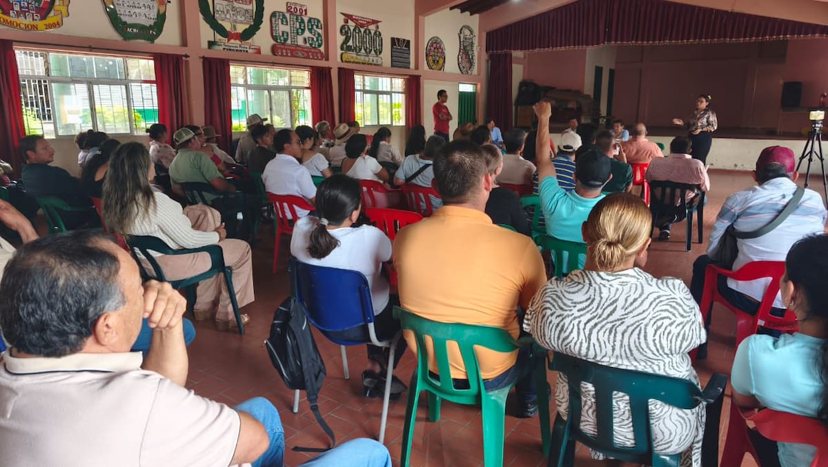 La comunidad de Pinchote se reunió y organizó para evitar la llegada del proyecto eléctrico.