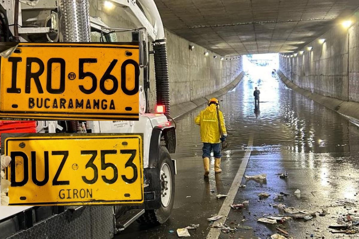 Tras la inundación en el Mesón de los Búcaros, la empresa de alcantarillado reportó que fueron halladas estas matrículas