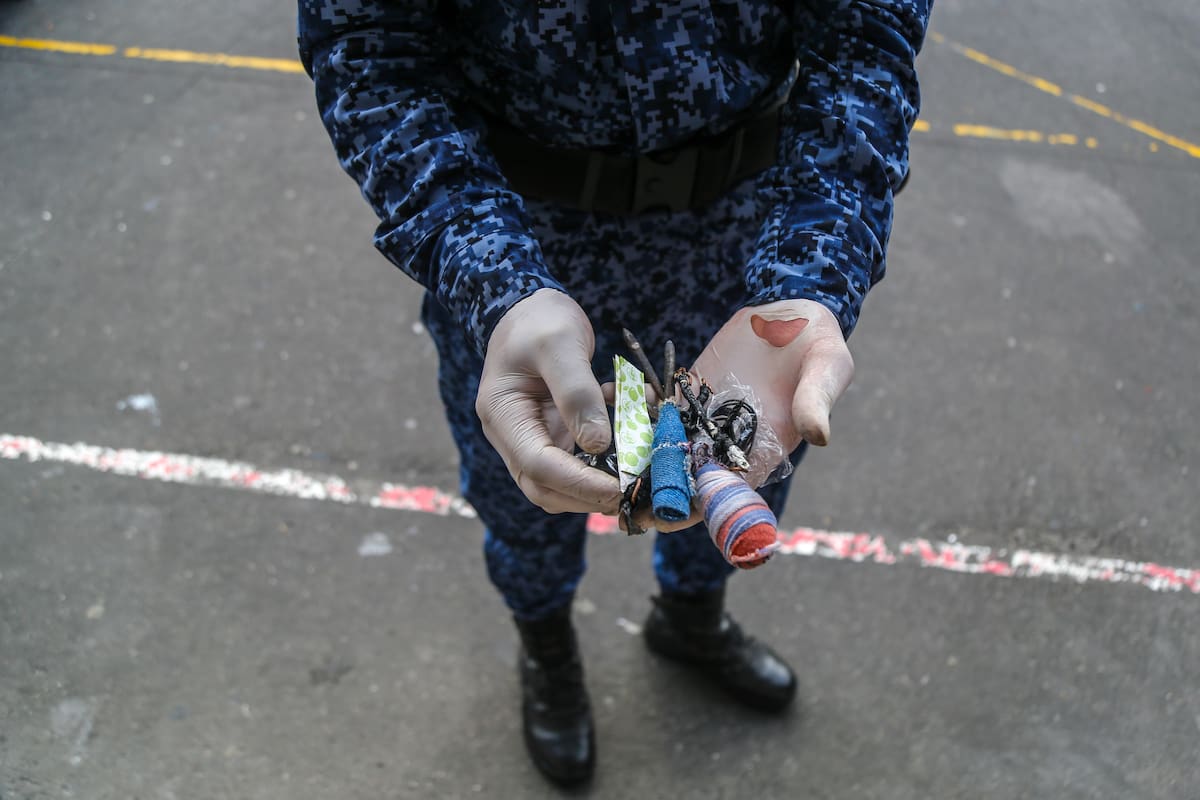 Bogotá. Marzo 5 de 2026.En la Cárcel El Buen Pastor, el Instituto Nacional Penitenciario y Carcelario (INPEC) realizó requisas en varios pabellones como parte del Plan Democracia, un operativo nacional para prevenir extorsiones y actos de corrupción previo a las elecciones del domingo. (Colprensa - Catalina Olaya).