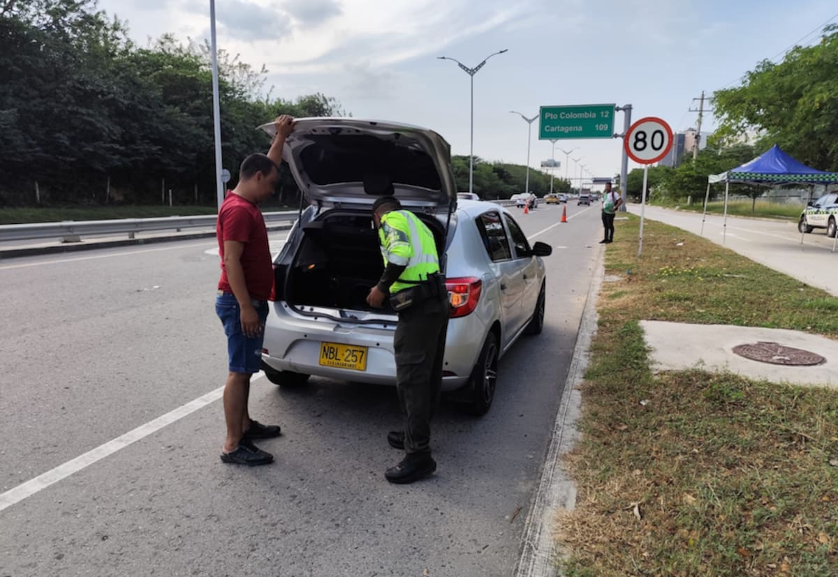 La Policía Metropolitana recomendó a los viajeros tener todos los documentos en regla si piensa salir de Barranquilla durante puente festivo.//Cortesía.