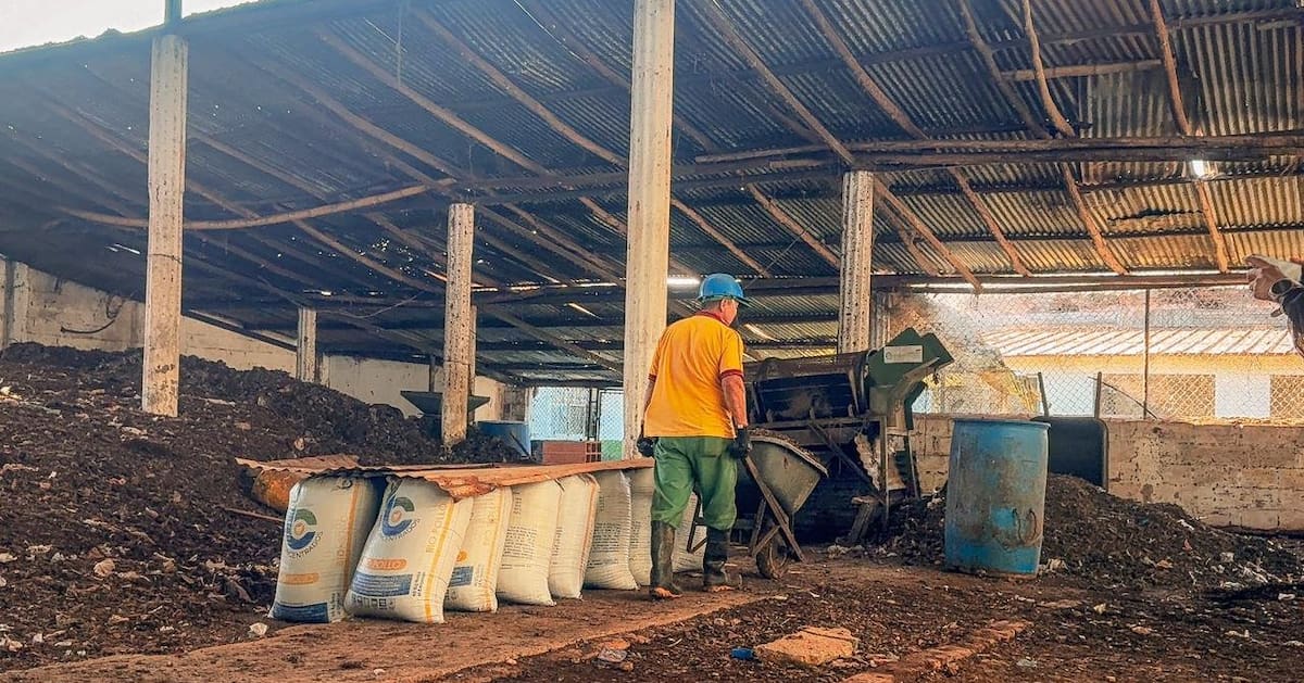 La planta de compostaje está ubicada en zona rural a 10 minutos del casco urbano de Charalá.