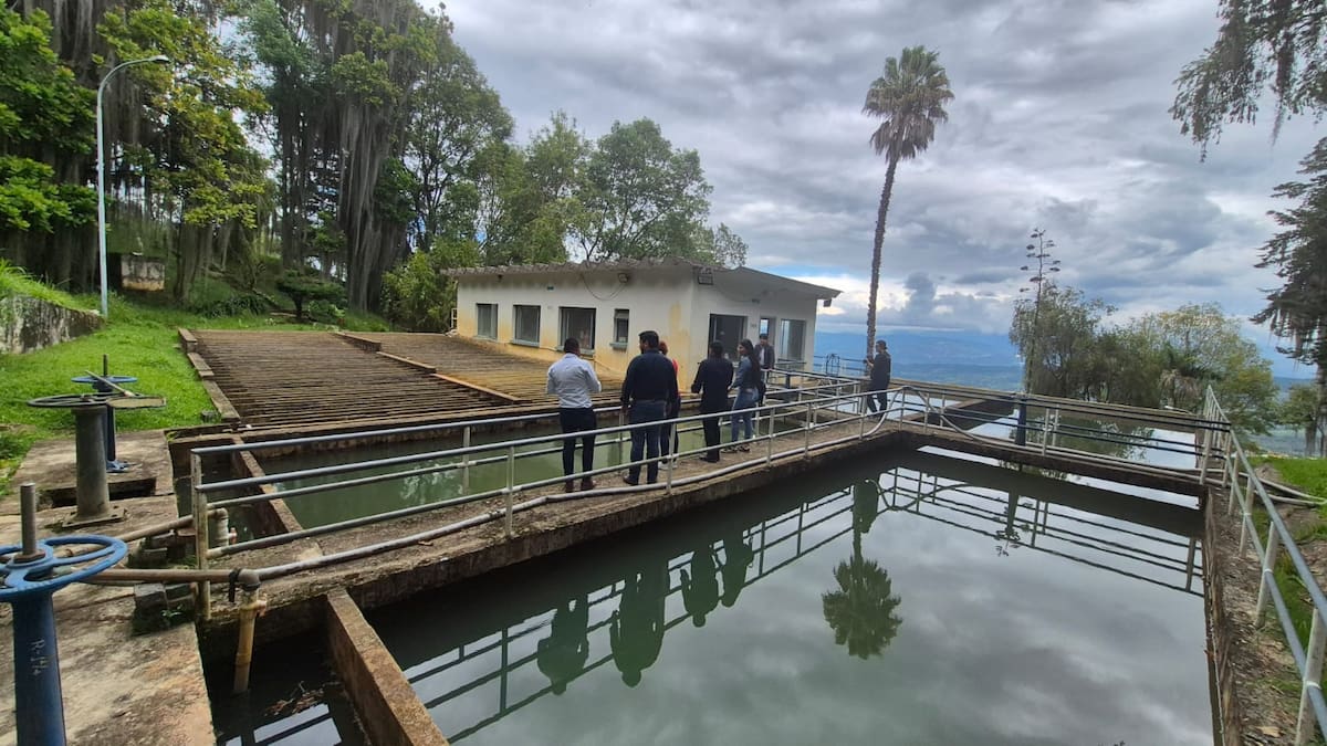 Planta de tratamiento de agua potable en Vélez, administrada por Emprevel (Juan Carlos Chio / VANGUARDIA)