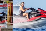 Macron desata críticas por vacaciones en moto acuática en plena ola de calor e incendios en Francia