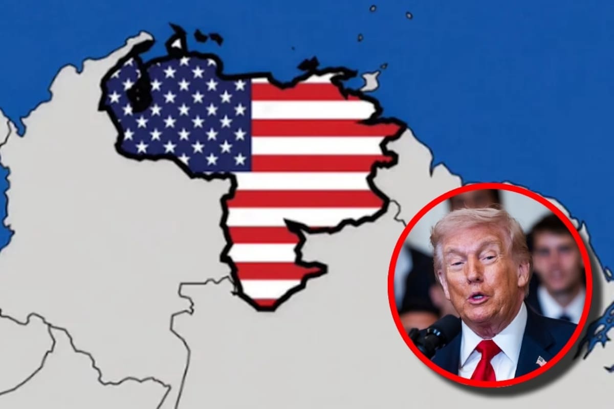 El presidente Donald Trump publica un mapa de Venezuela como supuesto estado 51 de EE. UU. y desata polémica.