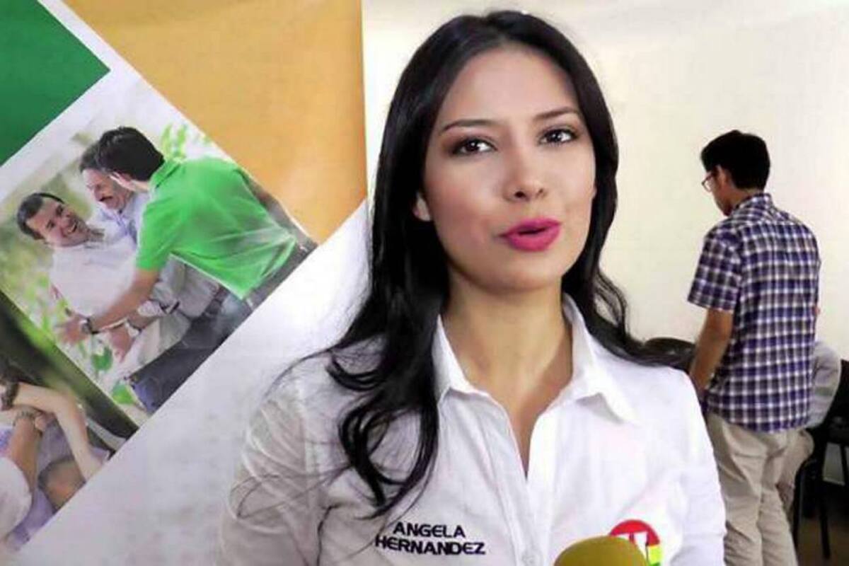 Ángela Hernández encabezó la protesta en contra de la “ideología de género”, que según ella se iba a implantar en los colegios del país, como consecuencia del proceso de paz. (Foto: Archivo. / VANGUARDIA LIBERAL.)