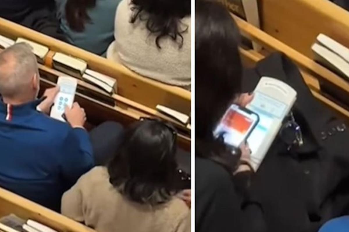 Ahora en la iglesias se paga el diezmo con datáfono.