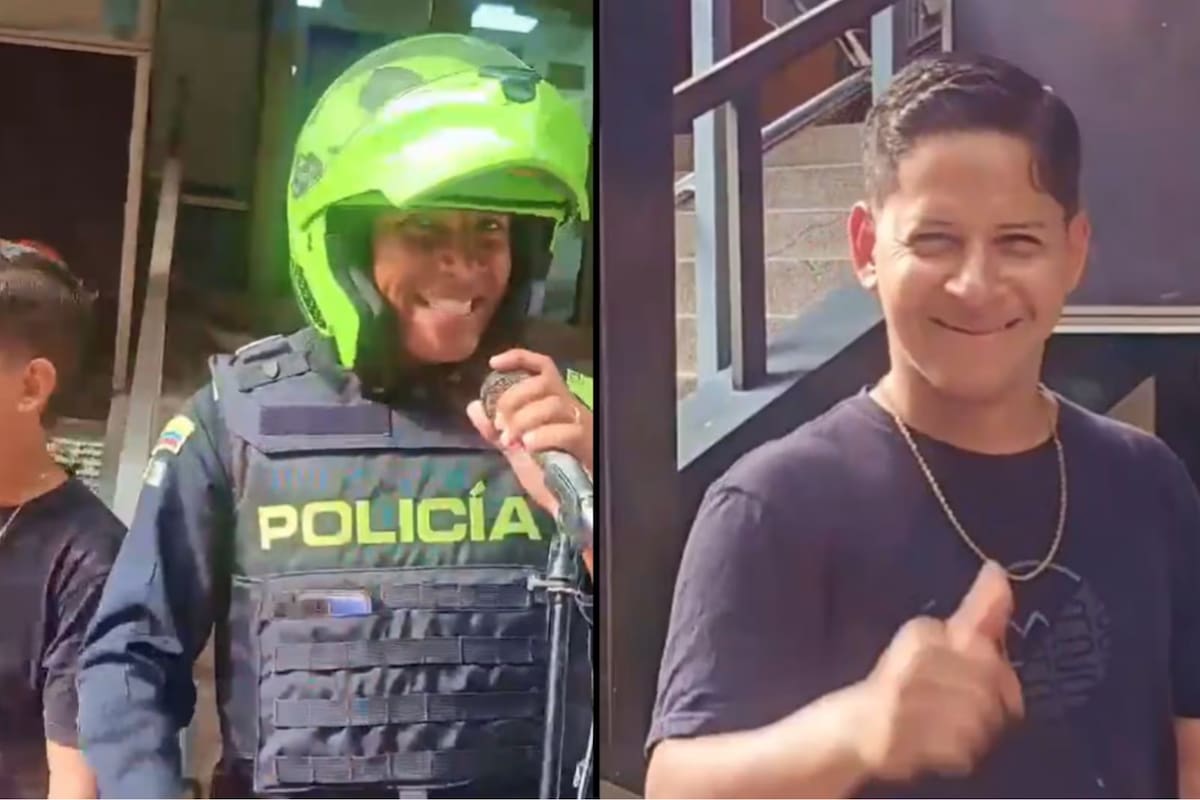 El director de la Policía Nacional, Jesús Alejandro Barrera, confirmó que el uniformado será condecorado Foto: captura de video