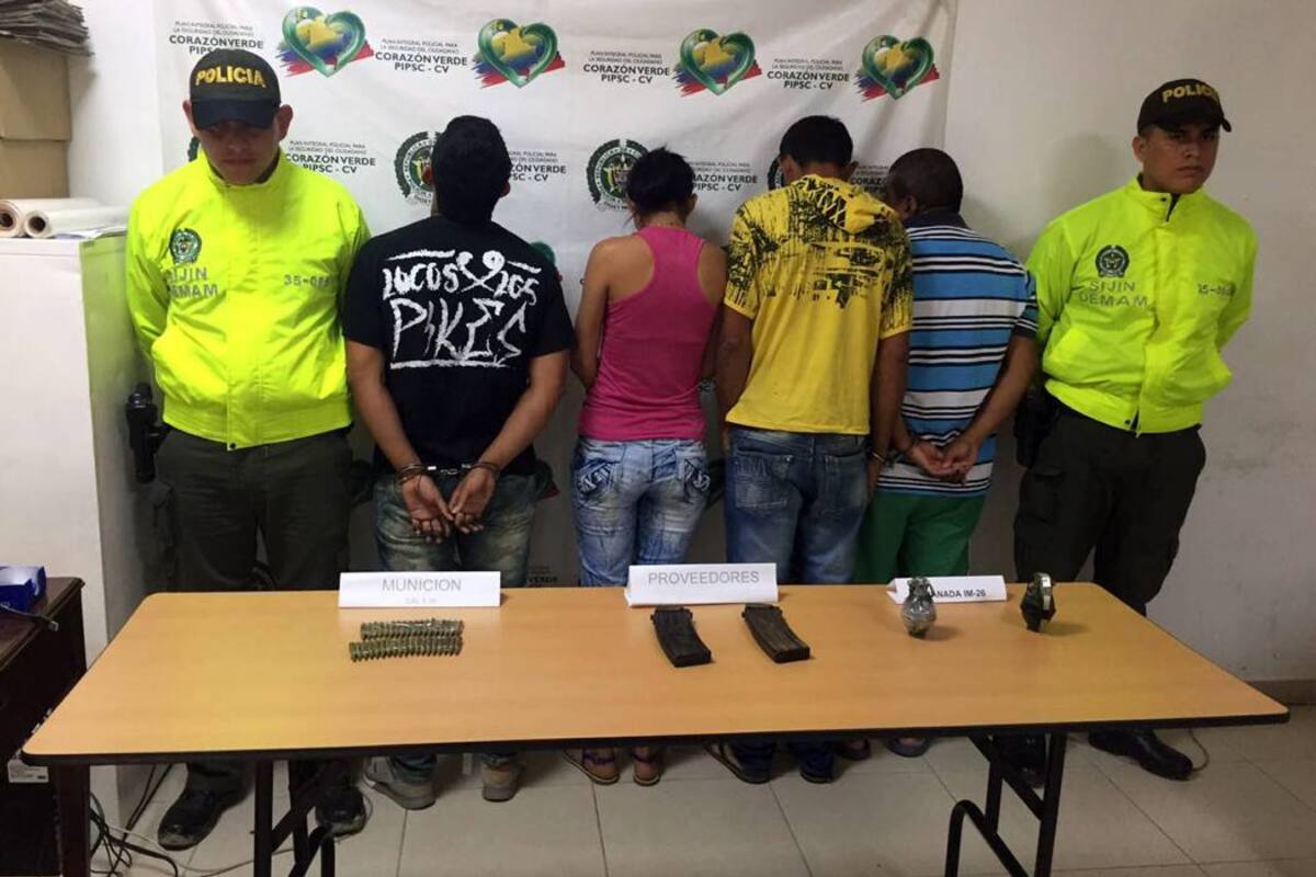 Cuatro personas vinculadas con el accionar delictivo de la banda Clan del Golfo fueron detenidas en las últimas horas en dos operativos desarrollados por la Policía en el municipio de Puerto Berrío, Antioquia. (Foto: Suministrada/VANGUARDIA LIBERAL)