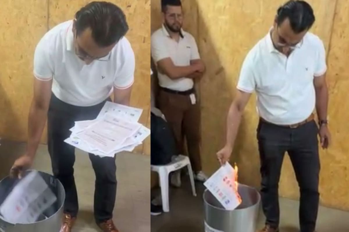 ¿Por qué se están quemando algunos votos en las mesas escrutadoras de Santander?