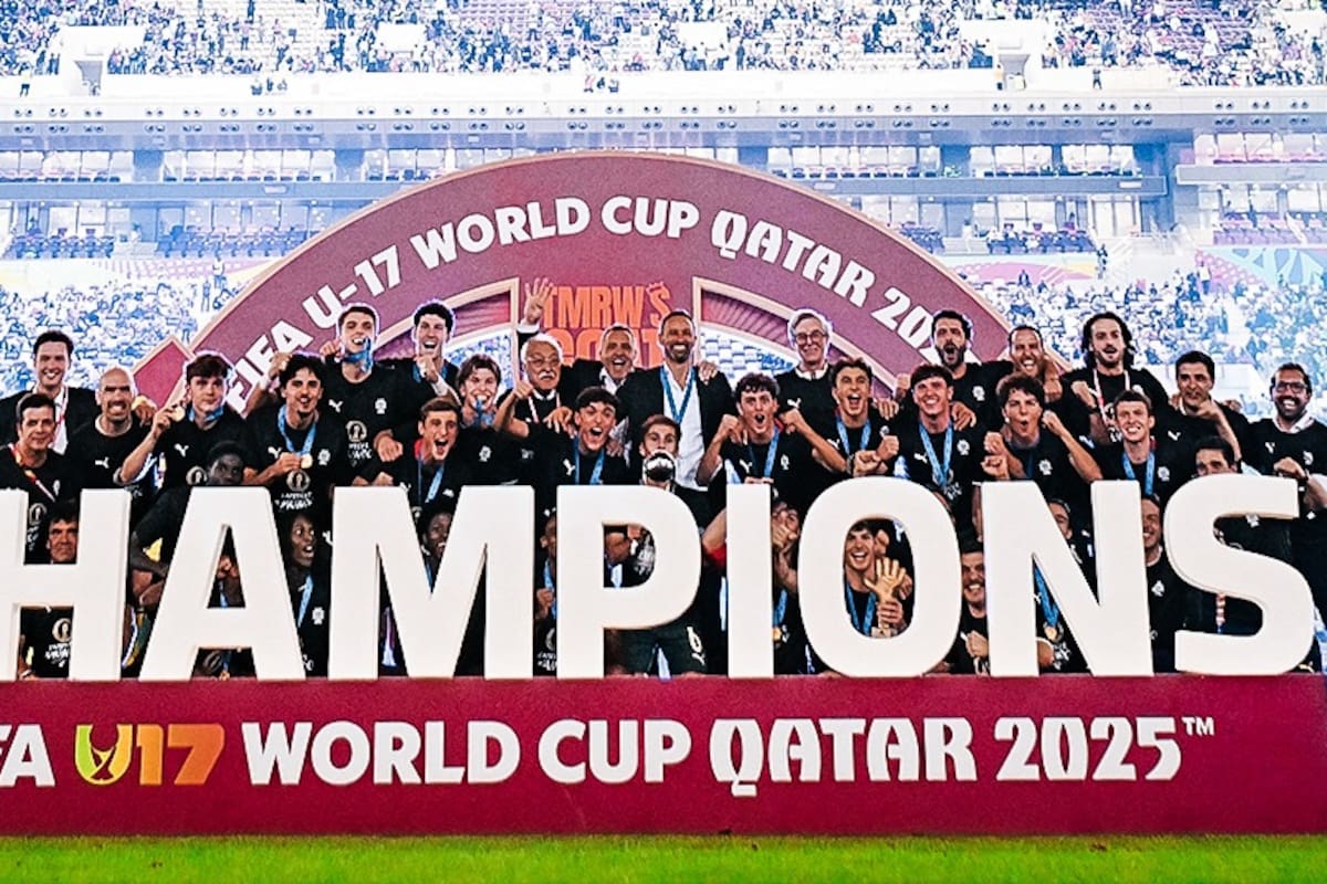 Portugal conquistó su primer título Mundial sub-17 al vencer 1-0 a Austria en Doha. /FOTO: FIFA