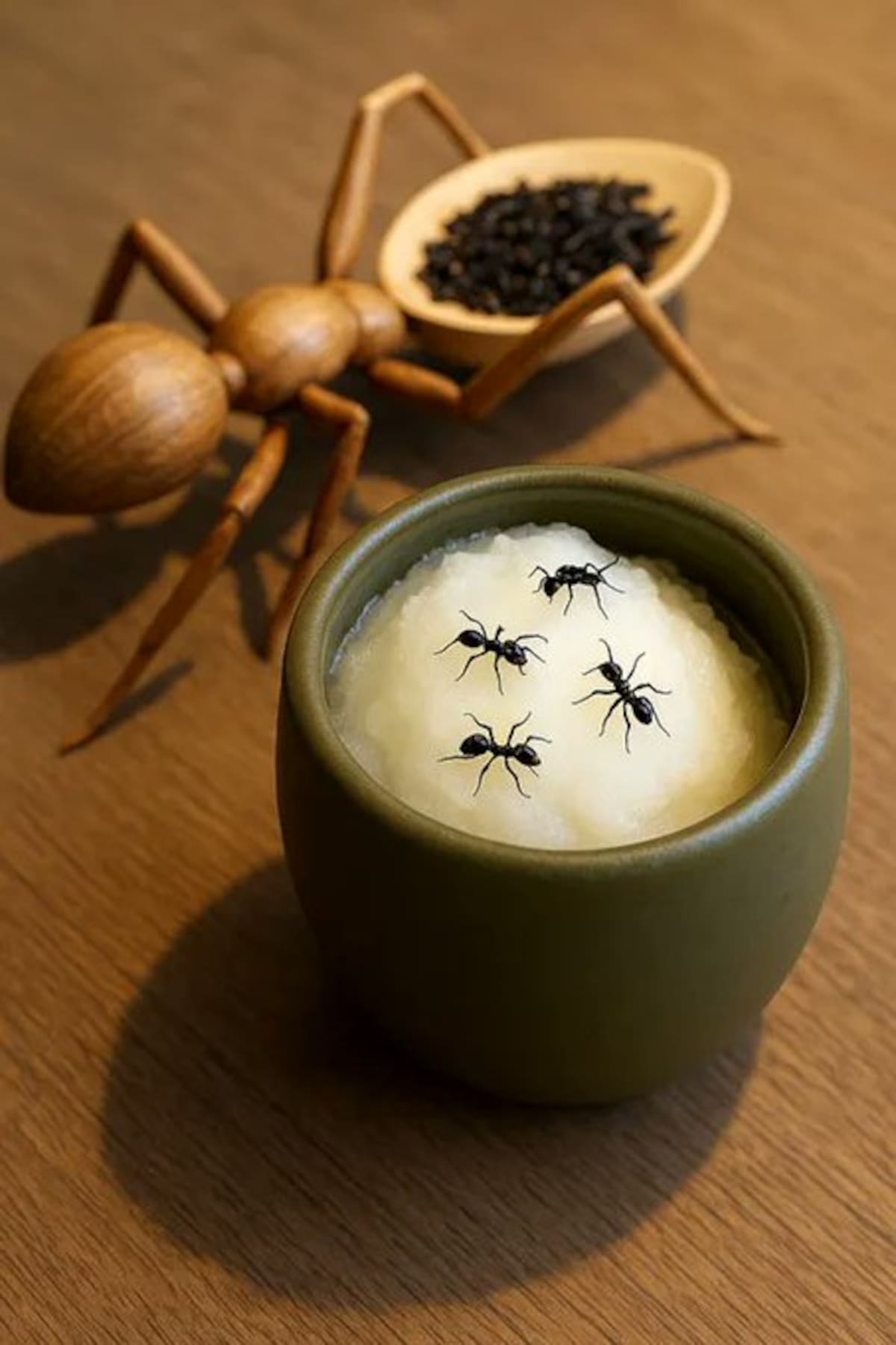 El restaurante, reconocido por la Guía Michelin y aclamado por la crítica gastronómica como una de las experiencias culinarias más sofisticadas de Seúl, incluía en su menú degustación un postre con sorbete decorado con hormigas vivas.