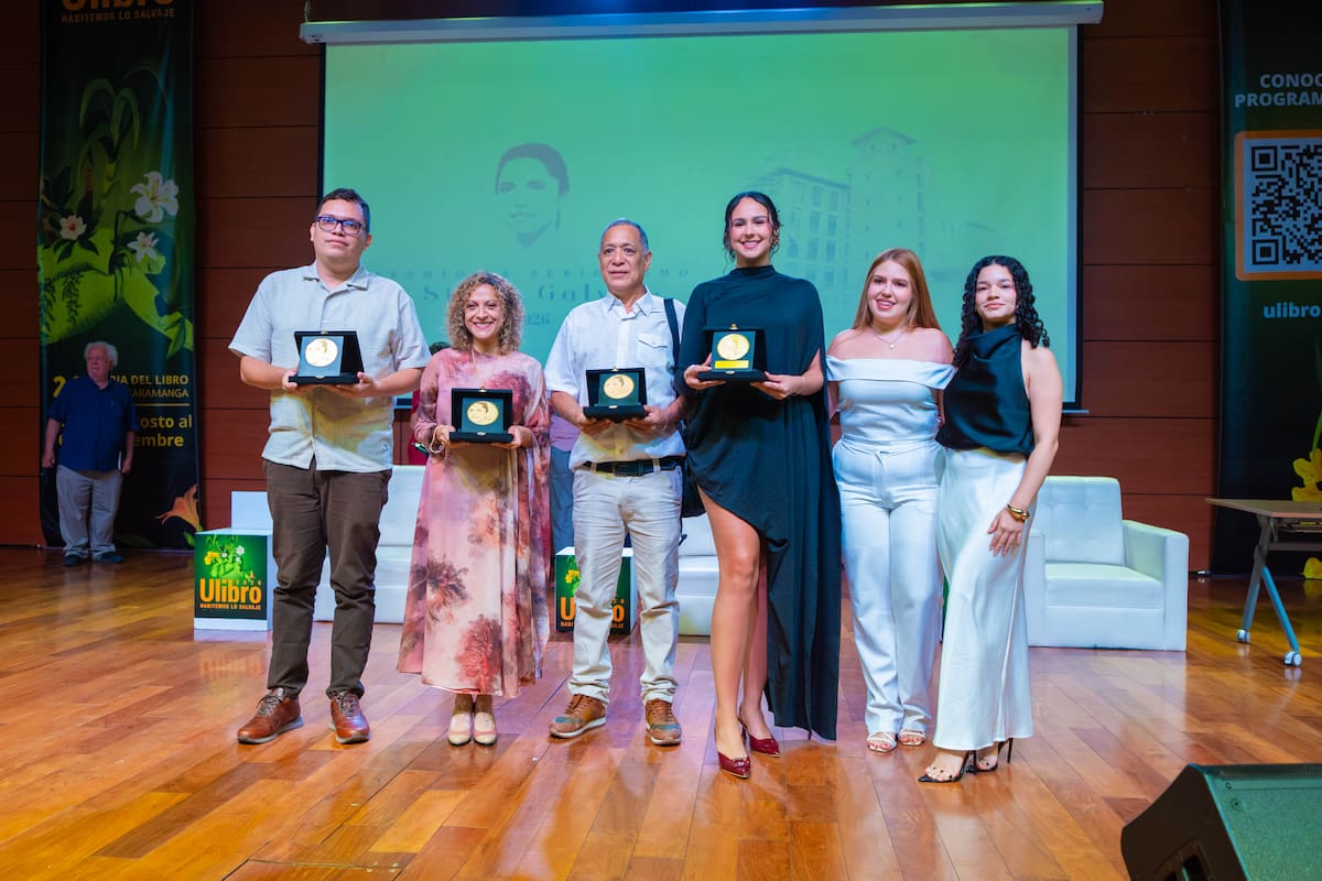 Así se vivió la entrega del Premio Nacional de Periodismo Silvia Galvis 2026 en Bucaramanga. Foto: Suministrada