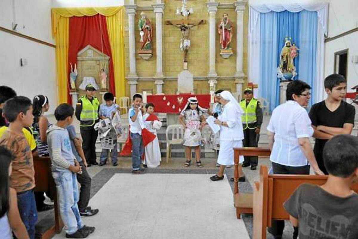 Desde ya las parroquias de Barbosa adelantan preparativos para la celebración de la Semana Santa. Varias actividades están encaminadas a los niños y jóvenes. (Foto: Archivo/VANGUARDIA LIBERAL )