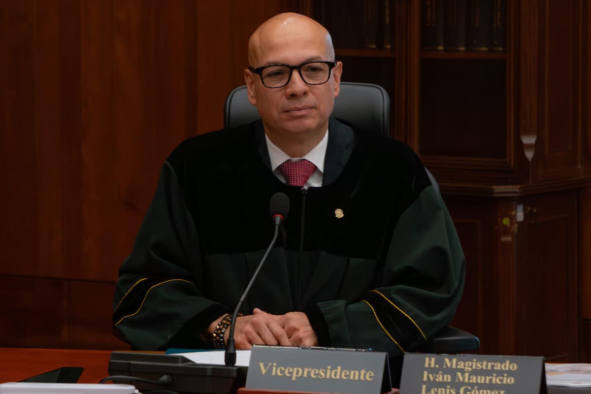 Iván Mauricio Lenis Gómez, presidente de la Corte Suprema de Justicia, se refirió al debate sobre la edad de pensión durante un foro realizado en Cúcuta.